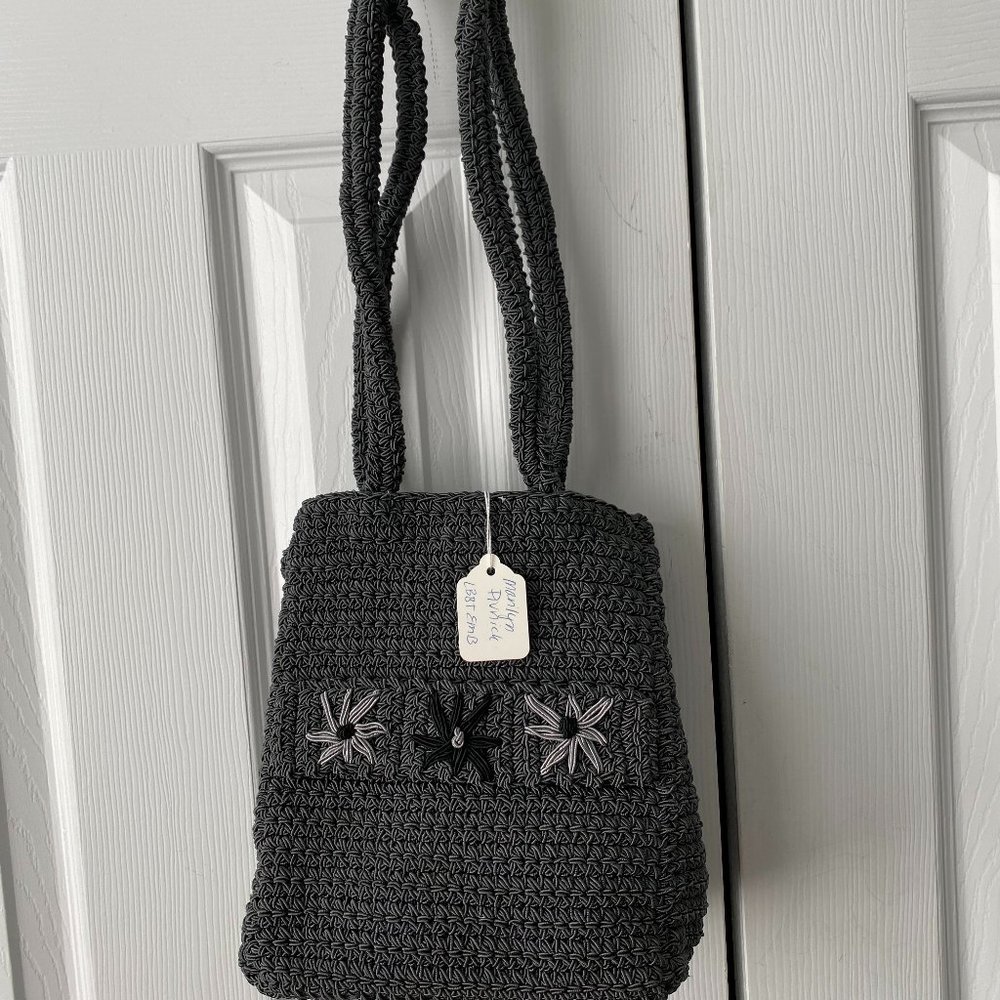 Marilyn Pivnick Hand Crocheted Bag NWT